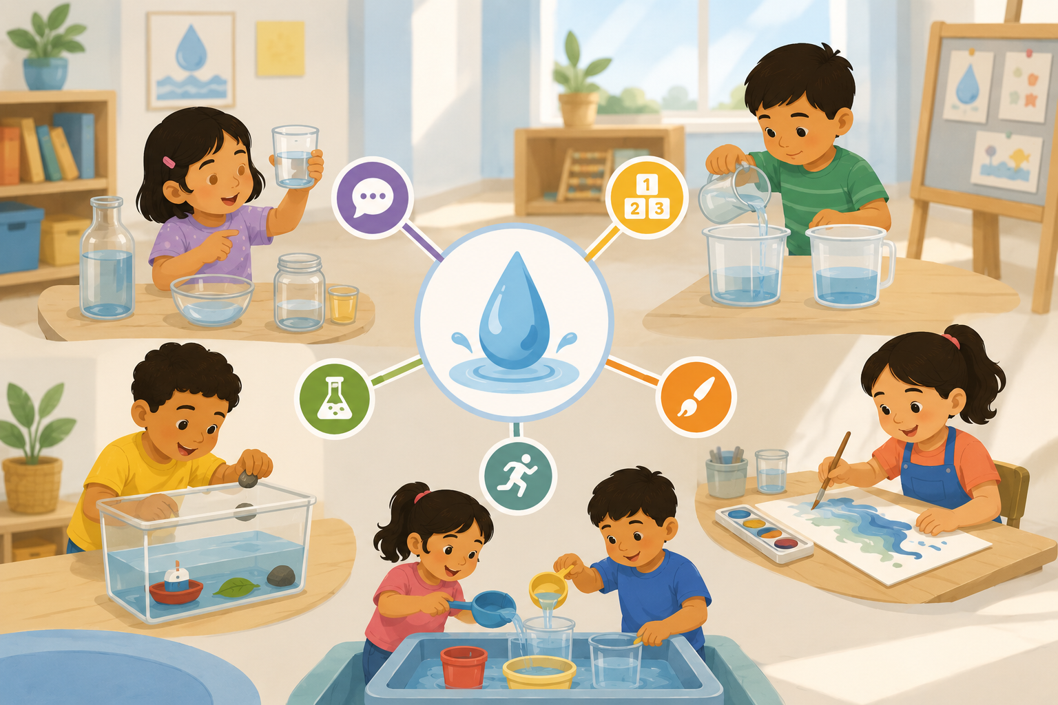 Integrating subjects around one common idea